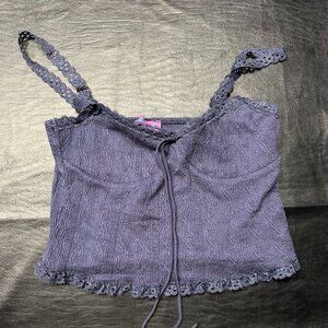 NWT Edikted Lacey Knit Crop Top